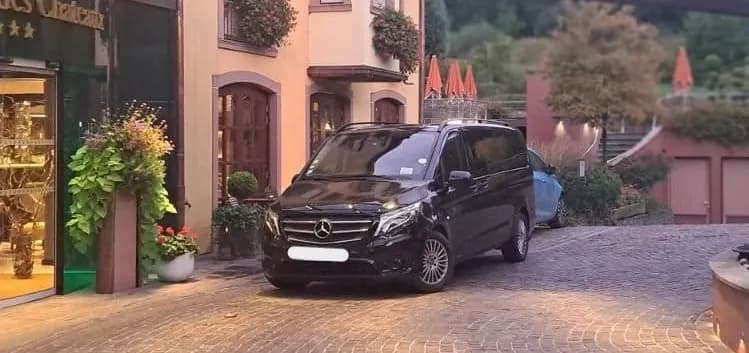 Van Mercedes Classe V transport station de ski depuis Strasbourg - StrasVan